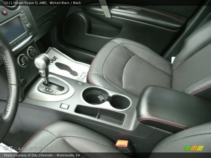 Wicked Black / Black 2011 Nissan Rogue SL AWD