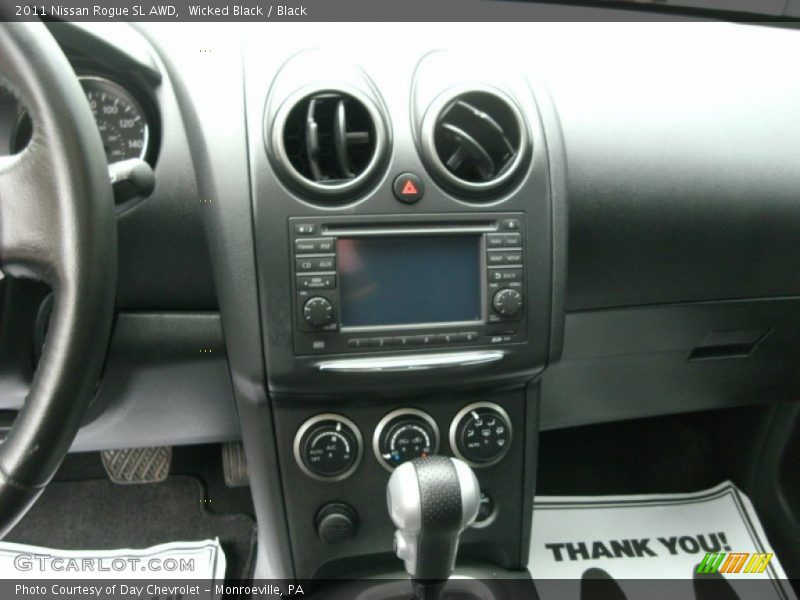 Wicked Black / Black 2011 Nissan Rogue SL AWD