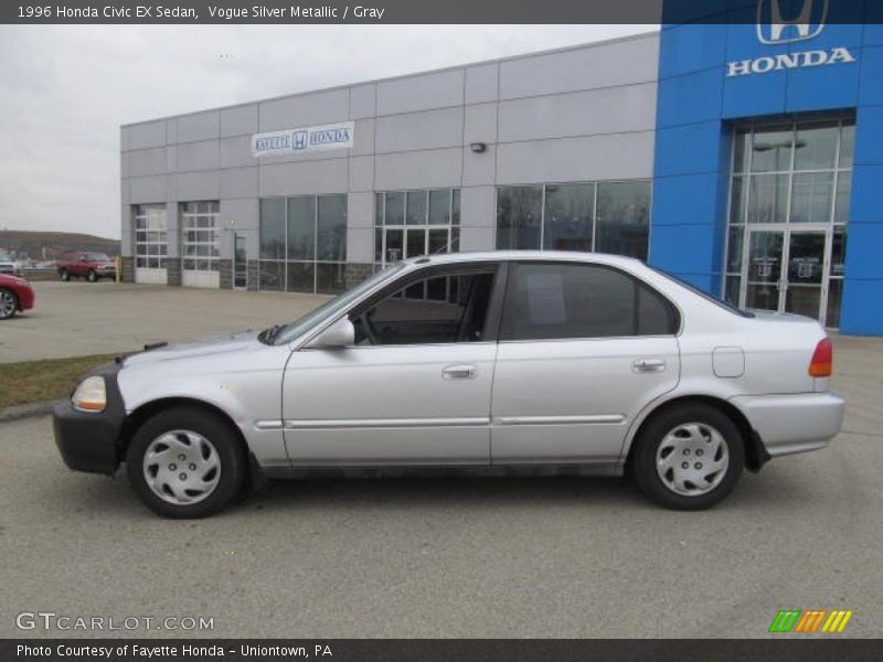 Vogue Silver Metallic / Gray 1996 Honda Civic EX Sedan