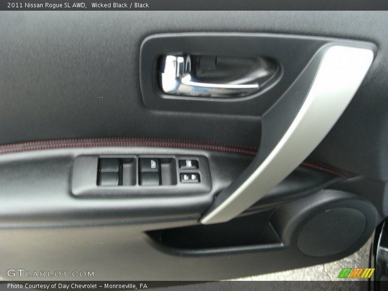 Wicked Black / Black 2011 Nissan Rogue SL AWD