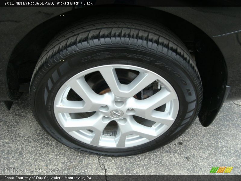 Wicked Black / Black 2011 Nissan Rogue SL AWD