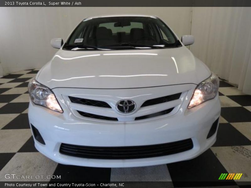 Super White / Ash 2013 Toyota Corolla L