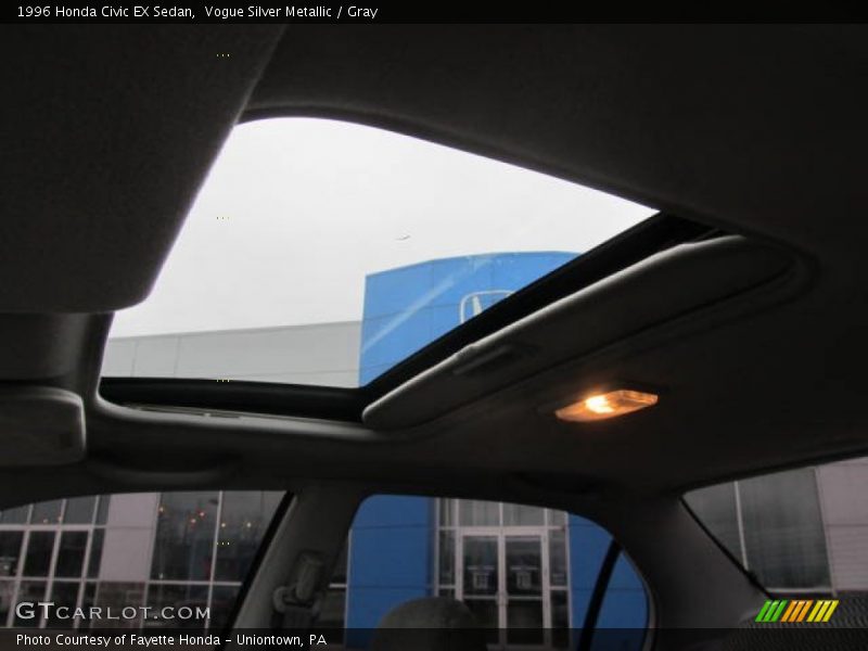 Vogue Silver Metallic / Gray 1996 Honda Civic EX Sedan