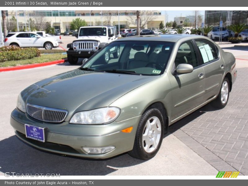 Millenium Jade Green / Beige 2001 Infiniti I 30 Sedan