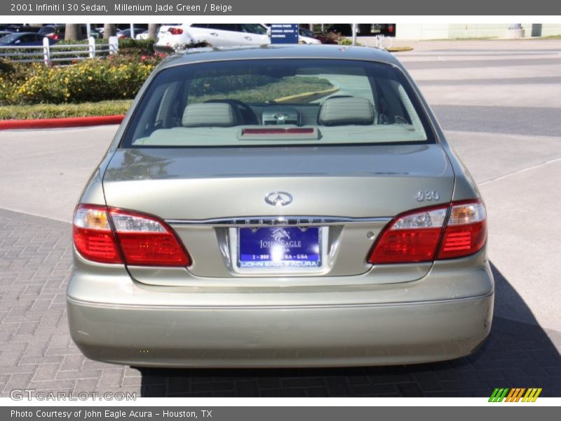 Millenium Jade Green / Beige 2001 Infiniti I 30 Sedan