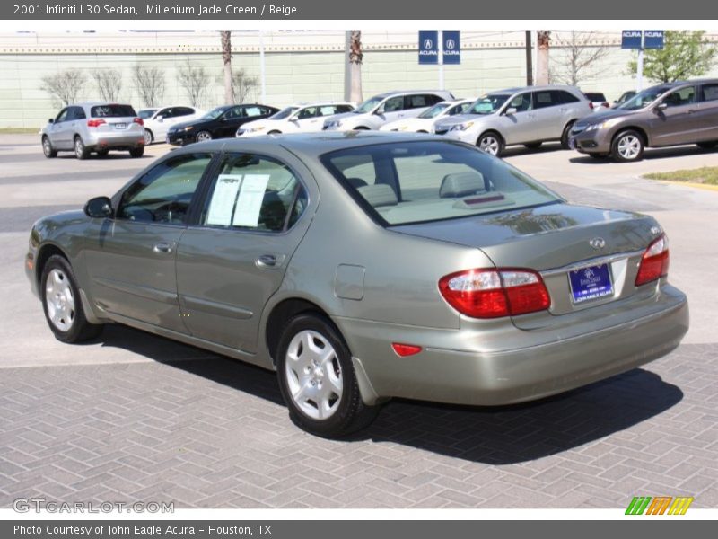 Millenium Jade Green / Beige 2001 Infiniti I 30 Sedan