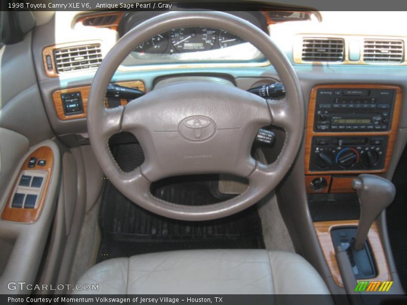 Antique Sage Pearl / Gray 1998 Toyota Camry XLE V6