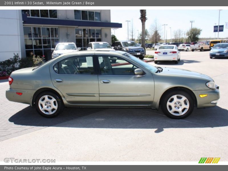 Millenium Jade Green / Beige 2001 Infiniti I 30 Sedan