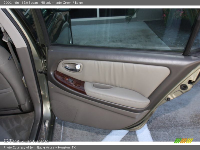 Millenium Jade Green / Beige 2001 Infiniti I 30 Sedan