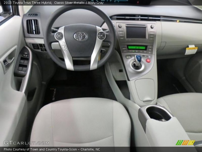 Classic Silver Metallic / Misty Gray 2013 Toyota Prius Three Hybrid
