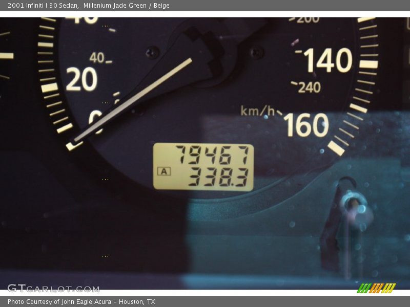 Millenium Jade Green / Beige 2001 Infiniti I 30 Sedan