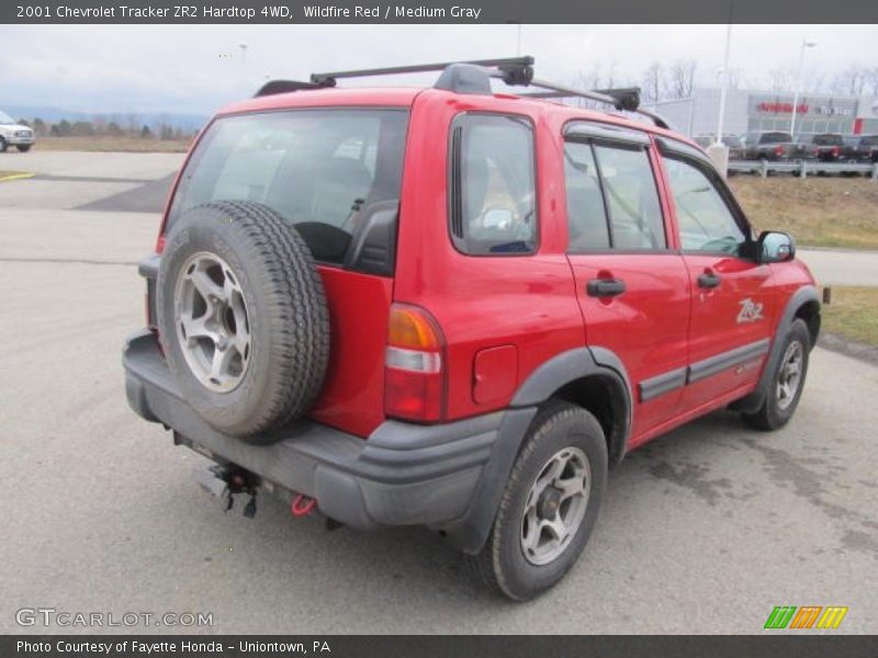  2001 Tracker ZR2 Hardtop 4WD Wildfire Red