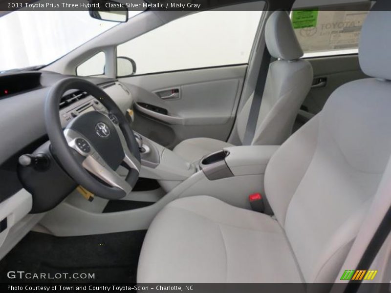 Classic Silver Metallic / Misty Gray 2013 Toyota Prius Three Hybrid