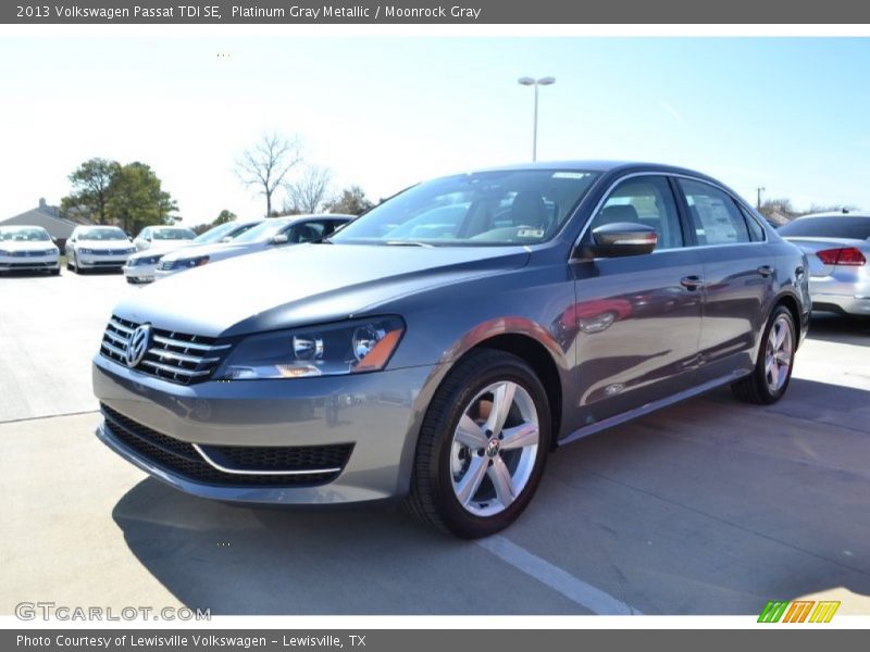 Platinum Gray Metallic / Moonrock Gray 2013 Volkswagen Passat TDI SE