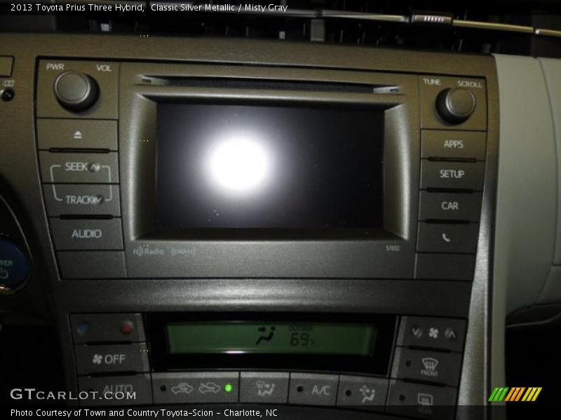 Classic Silver Metallic / Misty Gray 2013 Toyota Prius Three Hybrid