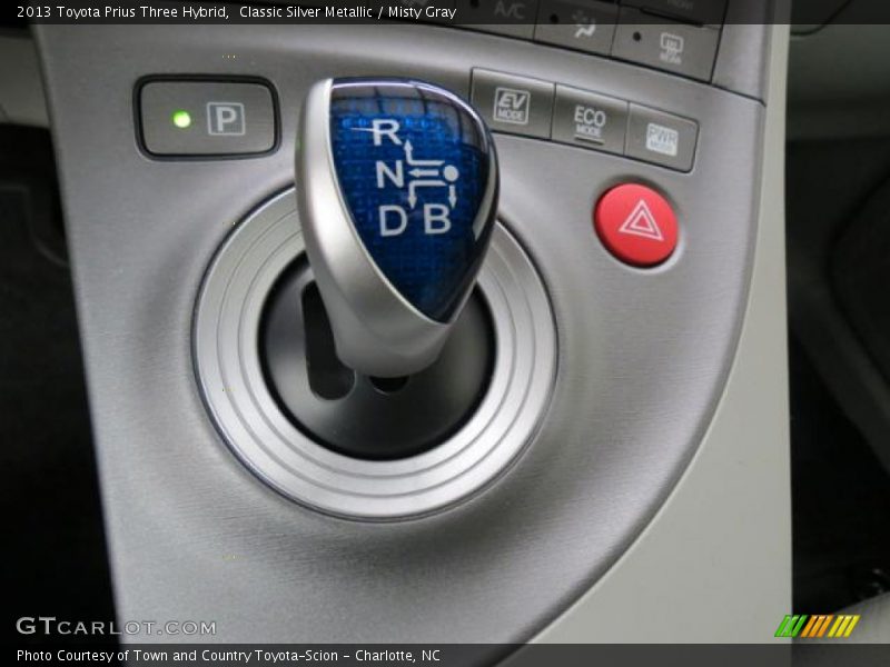 Classic Silver Metallic / Misty Gray 2013 Toyota Prius Three Hybrid