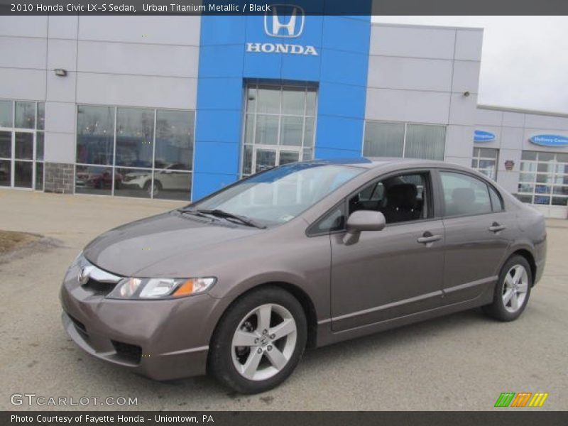 Urban Titanium Metallic / Black 2010 Honda Civic LX-S Sedan