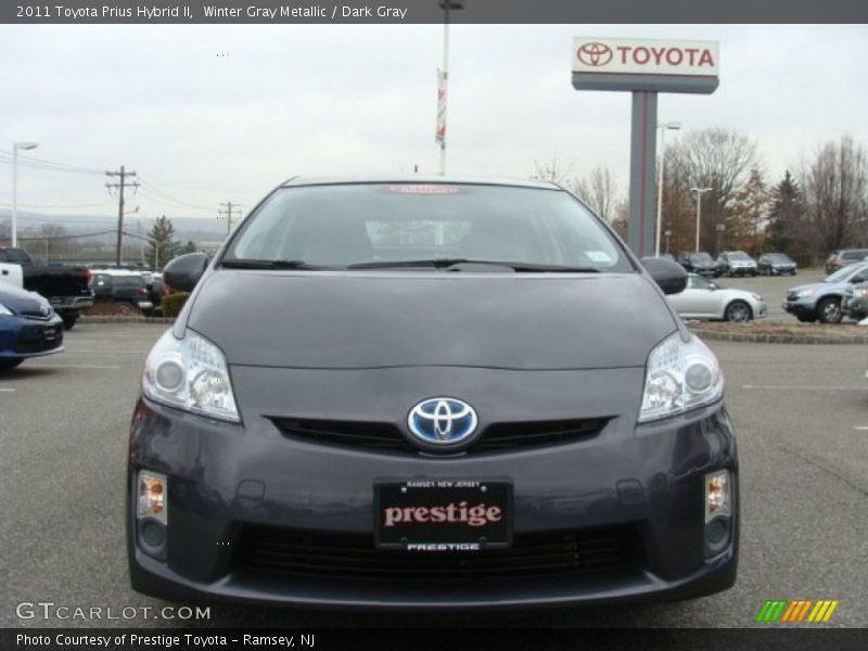Winter Gray Metallic / Dark Gray 2011 Toyota Prius Hybrid II