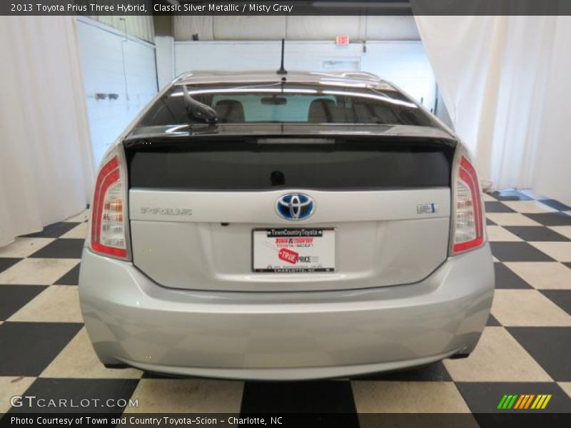 Classic Silver Metallic / Misty Gray 2013 Toyota Prius Three Hybrid