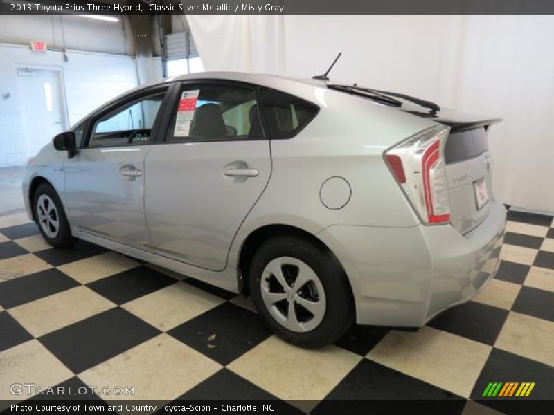 Classic Silver Metallic / Misty Gray 2013 Toyota Prius Three Hybrid