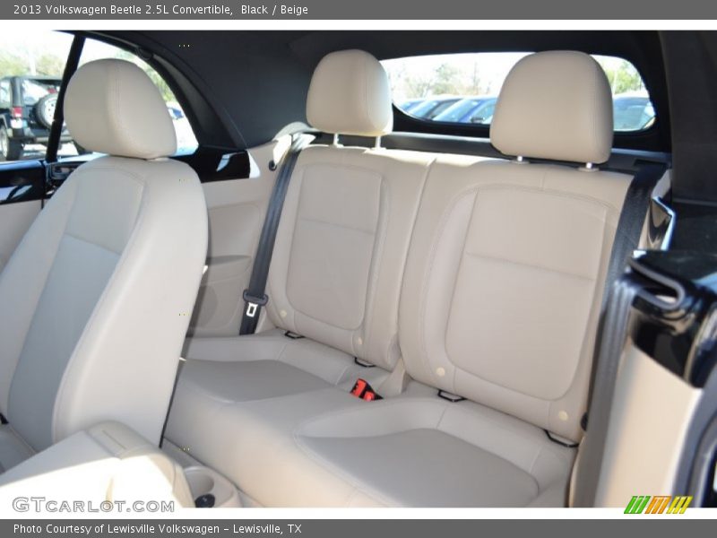 Black / Beige 2013 Volkswagen Beetle 2.5L Convertible