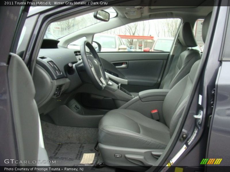  2011 Prius Hybrid II Dark Gray Interior