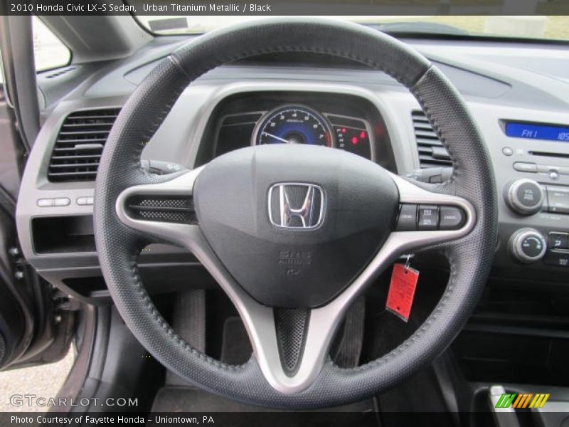 Urban Titanium Metallic / Black 2010 Honda Civic LX-S Sedan