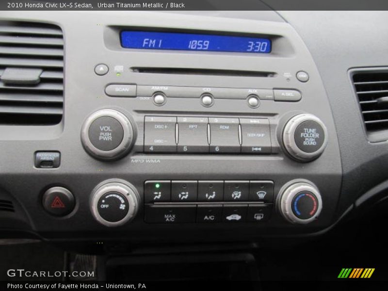 Urban Titanium Metallic / Black 2010 Honda Civic LX-S Sedan
