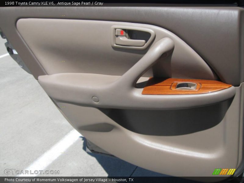 Antique Sage Pearl / Gray 1998 Toyota Camry XLE V6