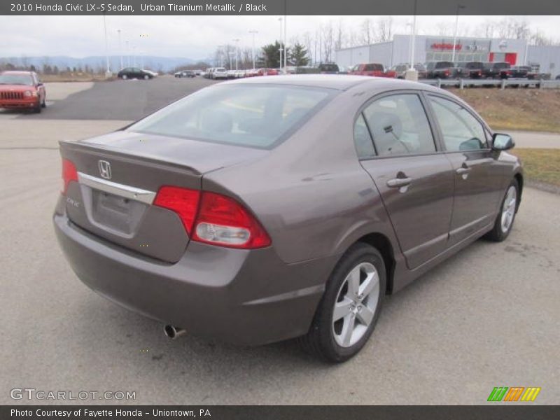 Urban Titanium Metallic / Black 2010 Honda Civic LX-S Sedan