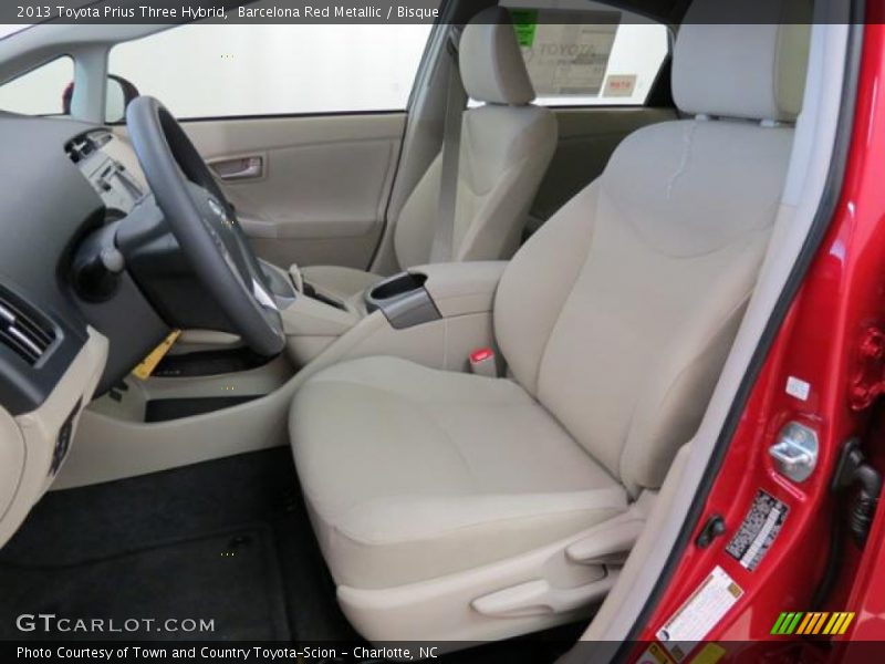 Barcelona Red Metallic / Bisque 2013 Toyota Prius Three Hybrid