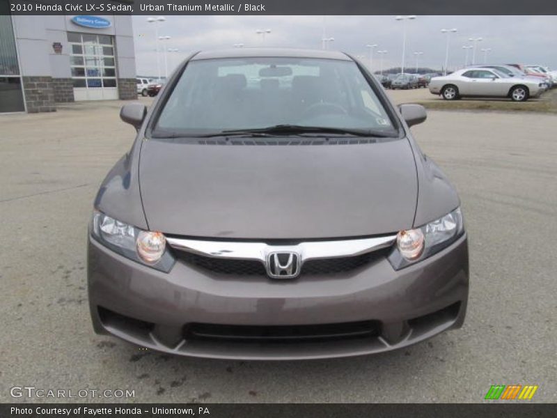 Urban Titanium Metallic / Black 2010 Honda Civic LX-S Sedan