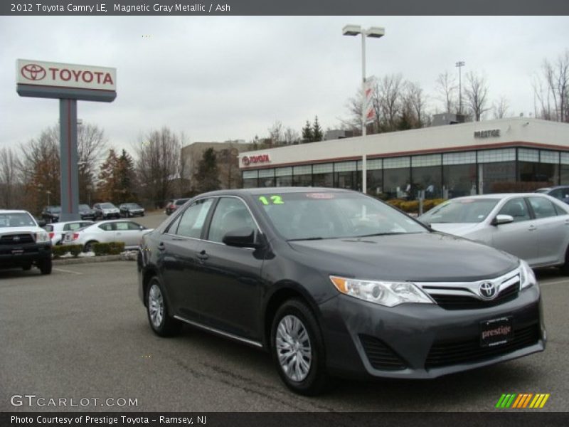 Magnetic Gray Metallic / Ash 2012 Toyota Camry LE