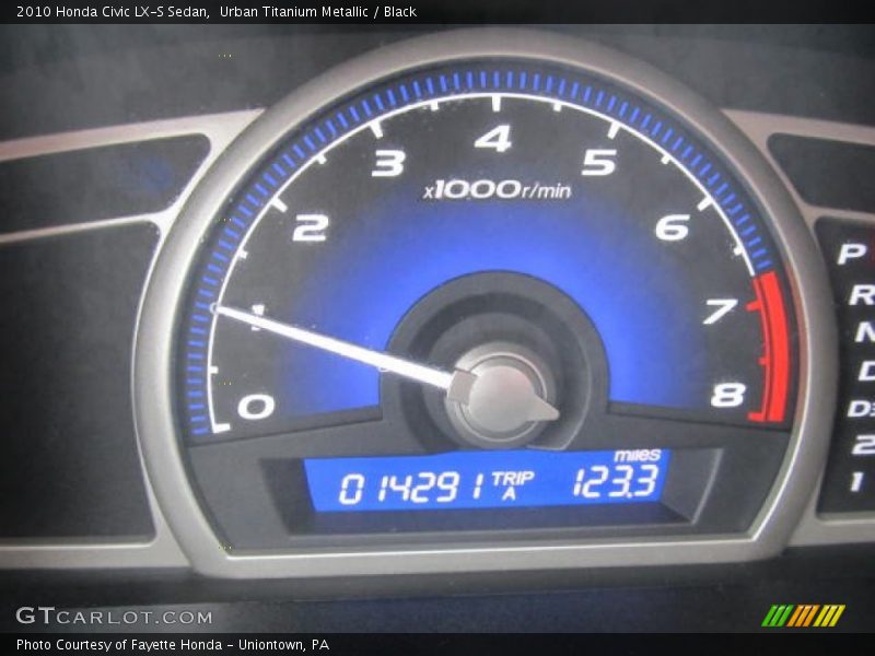 Urban Titanium Metallic / Black 2010 Honda Civic LX-S Sedan