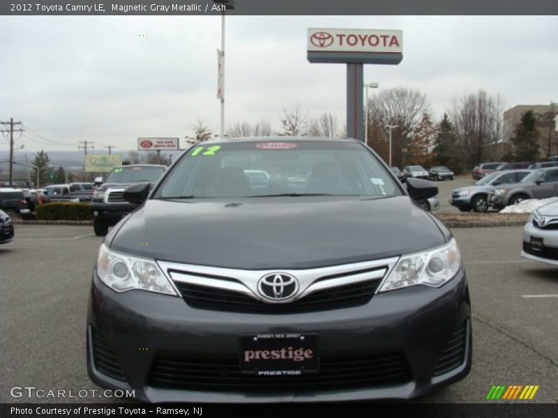 Magnetic Gray Metallic / Ash 2012 Toyota Camry LE