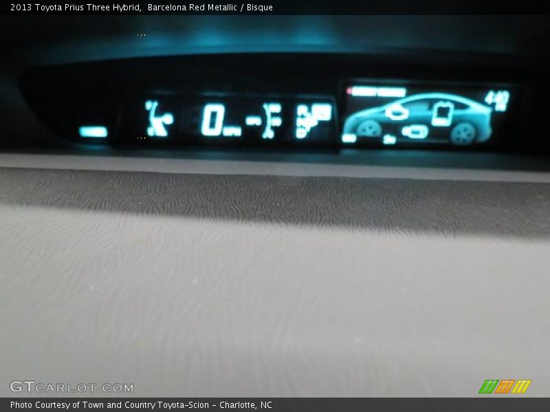 Barcelona Red Metallic / Bisque 2013 Toyota Prius Three Hybrid