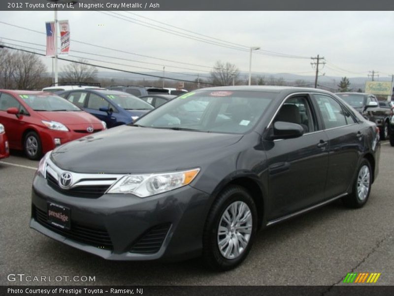 Magnetic Gray Metallic / Ash 2012 Toyota Camry LE