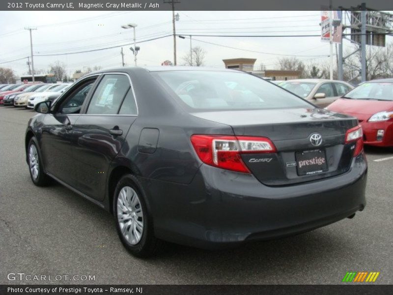 Magnetic Gray Metallic / Ash 2012 Toyota Camry LE