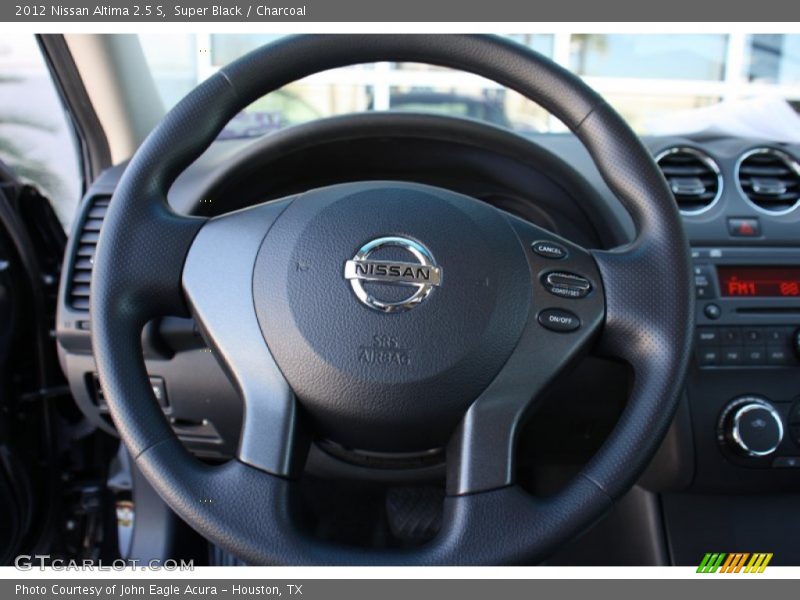 Super Black / Charcoal 2012 Nissan Altima 2.5 S
