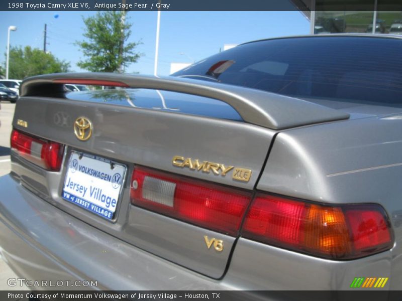 Antique Sage Pearl / Gray 1998 Toyota Camry XLE V6