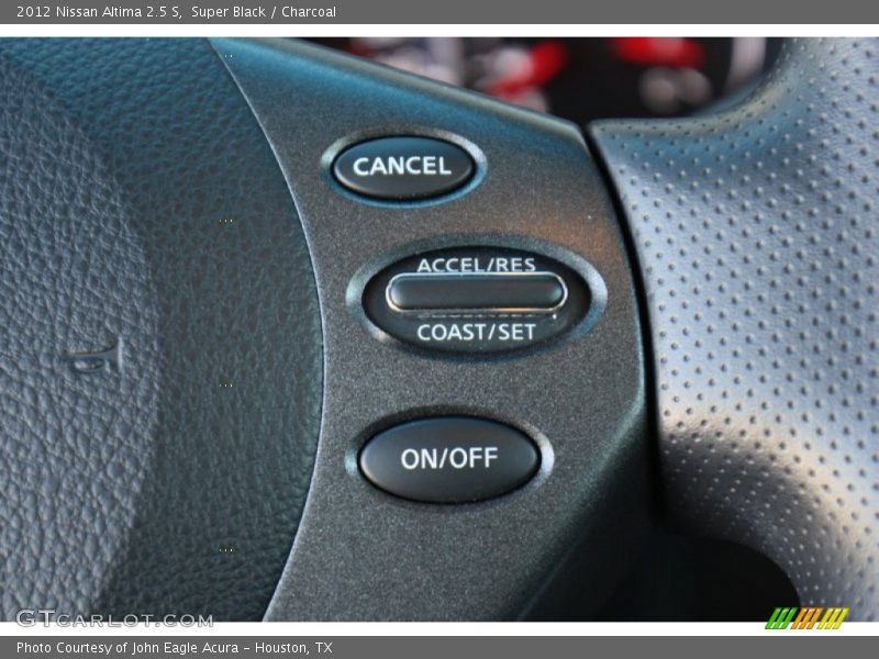 Super Black / Charcoal 2012 Nissan Altima 2.5 S
