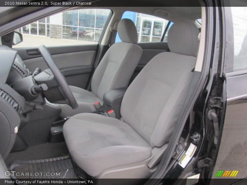 Front Seat of 2010 Sentra 2.0