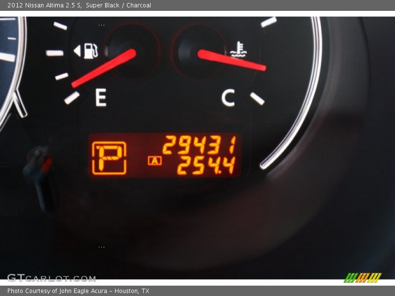 Super Black / Charcoal 2012 Nissan Altima 2.5 S