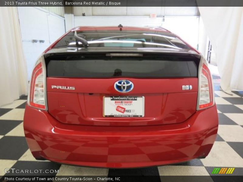 Barcelona Red Metallic / Bisque 2013 Toyota Prius Three Hybrid