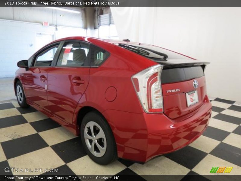 Barcelona Red Metallic / Bisque 2013 Toyota Prius Three Hybrid