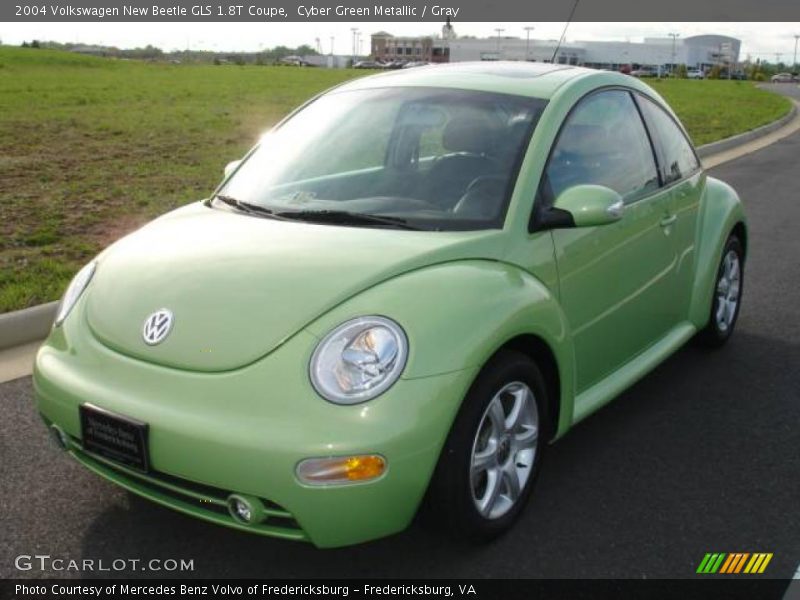 Cyber Green Metallic / Gray 2004 Volkswagen New Beetle GLS 1.8T Coupe