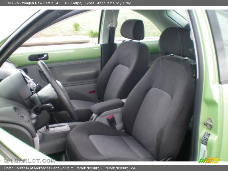 Cyber Green Metallic / Gray 2004 Volkswagen New Beetle GLS 1.8T Coupe