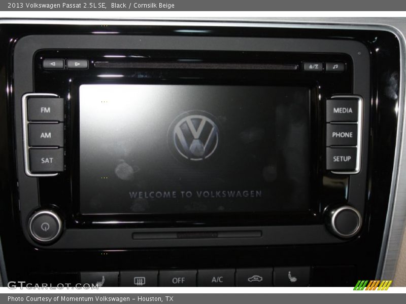 Black / Cornsilk Beige 2013 Volkswagen Passat 2.5L SE
