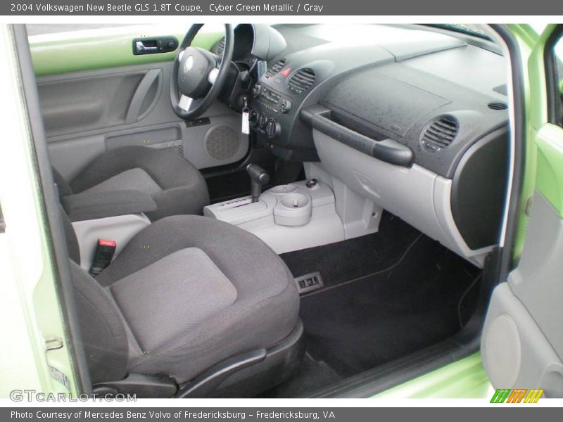 Cyber Green Metallic / Gray 2004 Volkswagen New Beetle GLS 1.8T Coupe