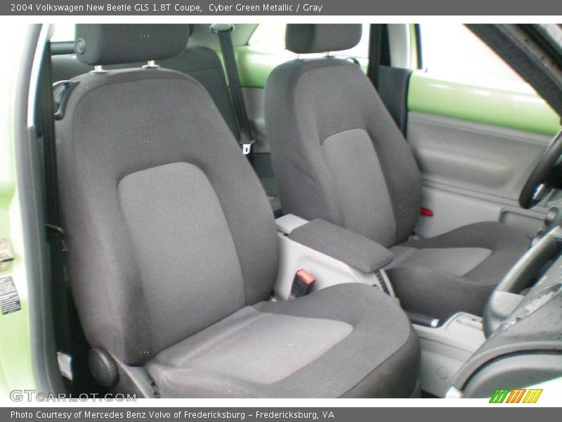 Cyber Green Metallic / Gray 2004 Volkswagen New Beetle GLS 1.8T Coupe
